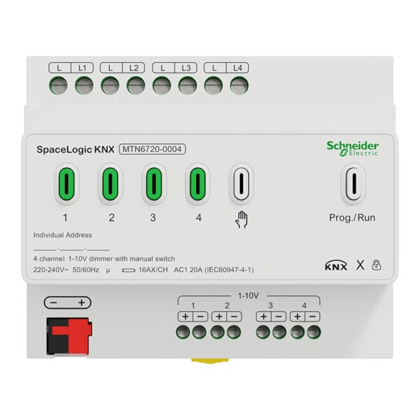 MTN6720-0004 Schneider KNX Control 4-channel dimming module with 1-10V interface Dimmer actuator